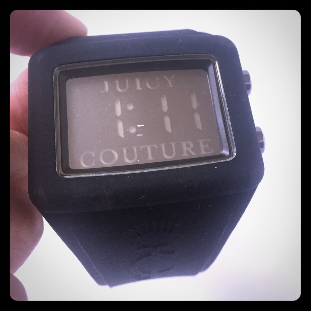 Black silicone Juicey Contour Watch